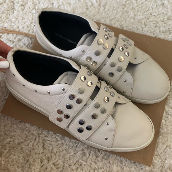 rebecca minkoff natasha studded platform sneaker